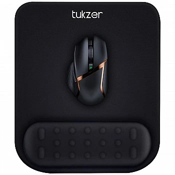 Tukzer Gel Mouse Pad Wrist Rest Memory-Foam Ergonomic Mousepad