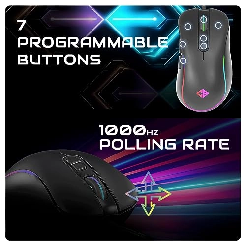 Cosmic Byte Dragon Fly RGB Gaming Keyboard and Mouse Combo,Upgraded1000Hz Gaming Mouse, 12800DPIr Keyboard and Mouse (Black) Cosmic Byte Dragon Fly RGB Gaming Keyboard and Mouse Combo,Upgraded1000Hz Gaming Mouse, 12800DPIr Keyboard and Mouse (Black)
