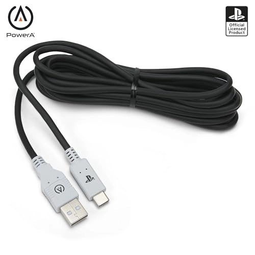 PowerA Usb-C Charging Cable For Playstation 5, Ps5, 3M (Officially Licensed), Black PowerA Usb-C Charging Cable For Playstation 5, Ps5, 3M (Officially Licensed), Black