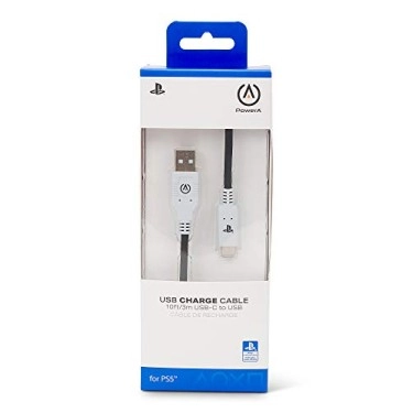 PowerA Usb-C Charging Cable For Playstation 5, Ps5, 3M (Officially Licensed), Black PowerA Usb-C Charging Cable For Playstation 5, Ps5, 3M (Officially Licensed), Black