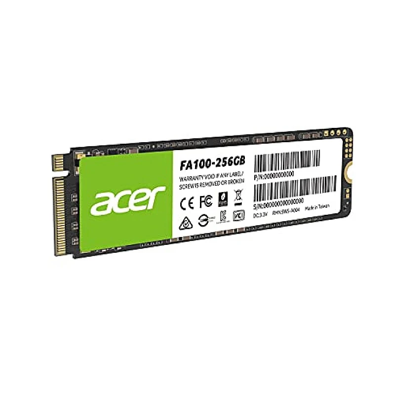 Acer FA100 128GB PCIe Gen3 x4 NVMe 3D NAND SSD M.2 Internal SSD-950MB/s R, 650MB/s W Speed Acer FA100 128GB PCIe Gen3 x4 NVMe 3D NAND SSD M.2 Internal SSD-950MB/s R, 650MB/s W Speed