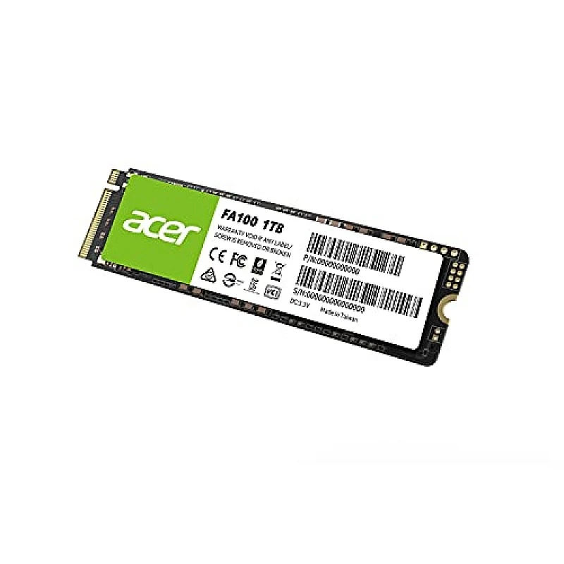 Acer FA100 128GB PCIe Gen3 x4 NVMe 3D NAND SSD M.2 Internal SSD-950MB/s R, 650MB/s W Speed Acer FA100 128GB PCIe Gen3 x4 NVMe 3D NAND SSD M.2 Internal SSD-950MB/s R, 650MB/s W Speed