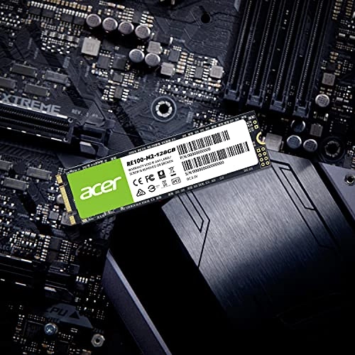 Acer FA100 128GB PCIe Gen3 x4 NVMe 3D NAND SSD M.2 Internal SSD-950MB/s R, 650MB/s W Speed