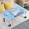 GoRogue Stud Foldable Wooden Mini Lapdesk for Couch, Sofa Bed, Study Tray Table Stand for Writing (Sky Blue) GoRogue Stud Foldable Wooden Mini Lapdesk for Couch, Sofa Bed, Study Tray Table Stand for Writing (Sky Blue)