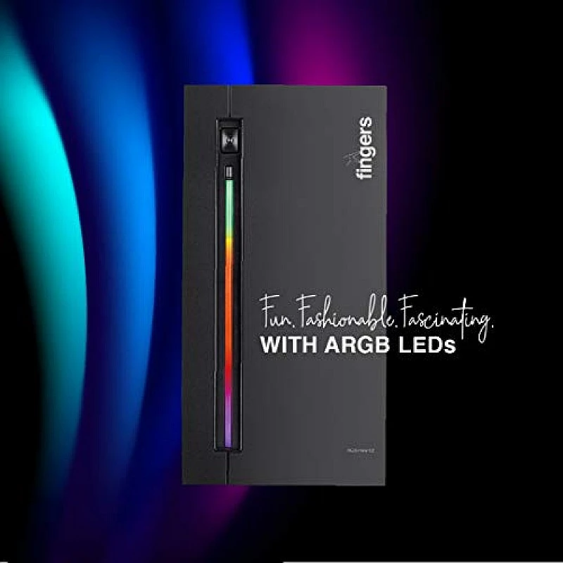 Fingers RGB-Flow India's First Micro ATX PC C2 Fashion Computer Case Cabinet with ARGB LEDs Fingers RGB-Flow India's First Micro ATX PC C2 Fashion Computer Case Cabinet with ARGB LEDs