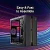 Fingers RGB-Flow India's First Micro ATX PC C2 Fashion Computer Case Cabinet with ARGB LEDs Fingers RGB-Flow India's First Micro ATX PC C2 Fashion Computer Case Cabinet with ARGB LEDs
