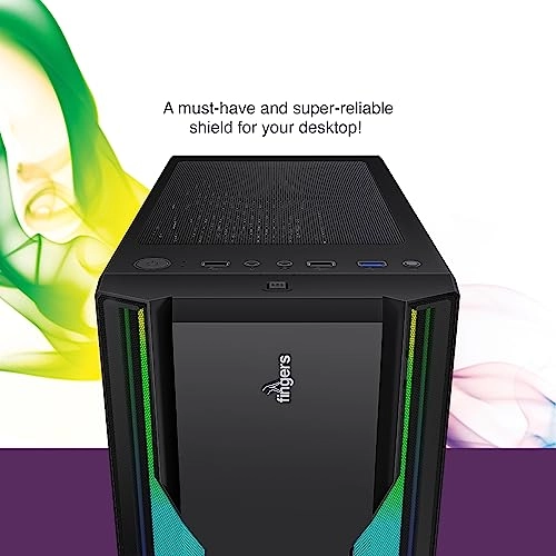 Fingers RGB-Flow India's First Micro ATX PC C2 Fashion Computer Case Cabinet with ARGB LEDs Fingers RGB-Flow India's First Micro ATX PC C2 Fashion Computer Case Cabinet with ARGB LEDs