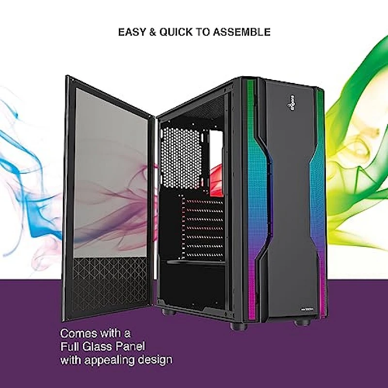 Fingers RGB-Flow India's First Micro ATX PC C2 Fashion Computer Case Cabinet with ARGB LEDs Fingers RGB-Flow India's First Micro ATX PC C2 Fashion Computer Case Cabinet with ARGB LEDs