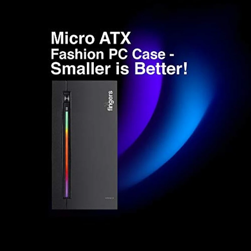 Fingers RGB-Flow India's First Micro ATX PC C2 Fashion Computer Case Cabinet with ARGB LEDs Fingers RGB-Flow India's First Micro ATX PC C2 Fashion Computer Case Cabinet with ARGB LEDs