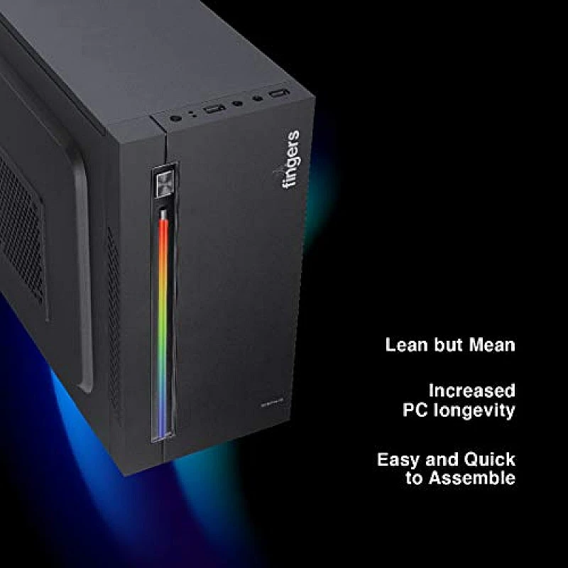 Fingers RGB-Flow India's First Micro ATX PC C2 Fashion Computer Case Cabinet with ARGB LEDs Fingers RGB-Flow India's First Micro ATX PC C2 Fashion Computer Case Cabinet with ARGB LEDs