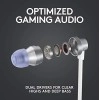 Logitech G333 Gaming Wired in Ear Earphones with Dual Audio Drivers White