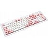 HUO JI PBT Keycaps Double Shot Injection Keycaps Translucent Layer Full 104 Keys Se White-Pink HUO JI PBT Keycaps Double Shot Injection Keycaps Translucent Layer Full 104 Keys Se White-Pink