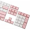 HUO JI PBT Keycaps Double Shot Injection Keycaps Translucent Layer Full 104 Keys Se White-Pink HUO JI PBT Keycaps Double Shot Injection Keycaps Translucent Layer Full 104 Keys Se White-Pink