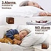 Airtree Digital Alarm Clock, with Wooden Electronic LED Time Display, Yellow Airtree Digital Alarm Clock, with Wooden Electronic LED Time Display, Yellow