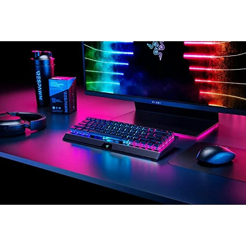 Razer Blackwidow V3 Mini Hyperspeed - Phantom Edition - Yellow Switch Razer Blackwidow V3 Mini Hyperspeed - Phantom Edition - Yellow Switch