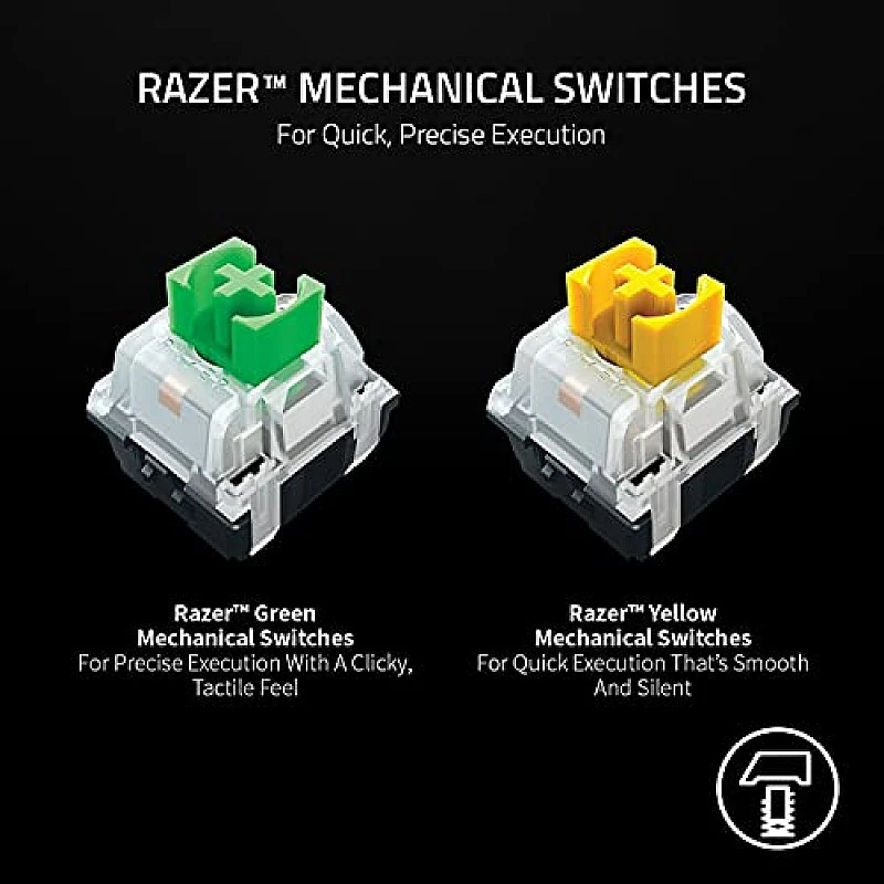 Razer Blackwidow V3 Mini Hyperspeed - Phantom Edition - Yellow Switch Razer Blackwidow V3 Mini Hyperspeed - Phantom Edition - Yellow Switch