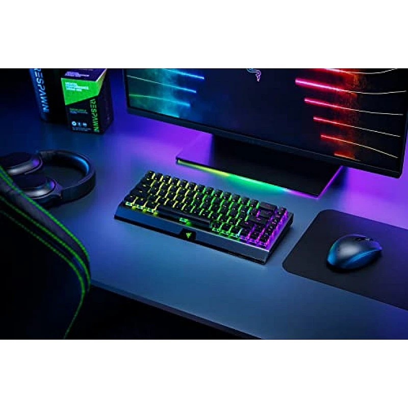 Razer Blackwidow V3 Mini Hyperspeed - Phantom Edition - Yellow Switch Razer Blackwidow V3 Mini Hyperspeed - Phantom Edition - Yellow Switch