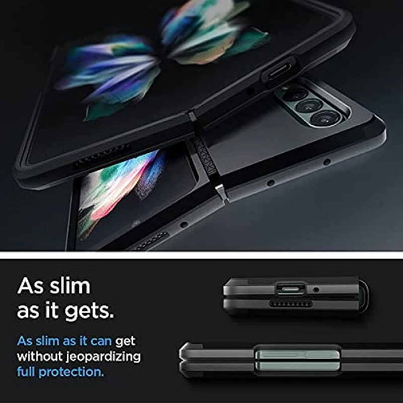 Spigen Tough Armor Back Cover Case for Samsung Galaxy Z Fold 3 (TPU + Poly Carbonate Black) Spigen Tough Armor Back Cover Case for Samsung Galaxy Z Fold 3 (TPU + Poly Carbonate Black)