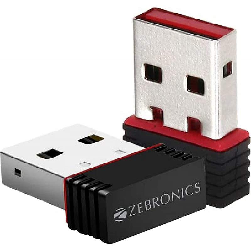 Zebronics Zeb-usb150wf1 Wifi-Usb Mini-Adapter Supports 150 Mbps Wireless Data, Comes With Advanced Security -1 Zebronics Zeb-usb150wf1 Wifi-Usb Mini-Adapter Supports 150 Mbps Wireless Data, Comes With Advanced Security -1