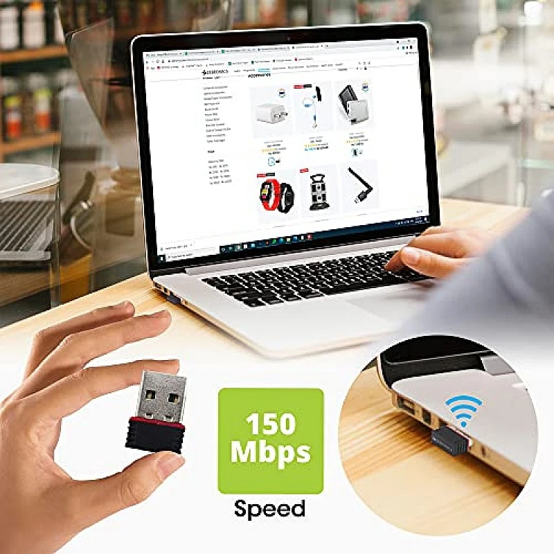 Zebronics Zeb-usb150wf1 Wifi-Usb Mini-Adapter Supports 150 Mbps Wireless Data, Comes With Advanced Security -1 Zebronics Zeb-usb150wf1 Wifi-Usb Mini-Adapter Supports 150 Mbps Wireless Data, Comes With Advanced Security -1