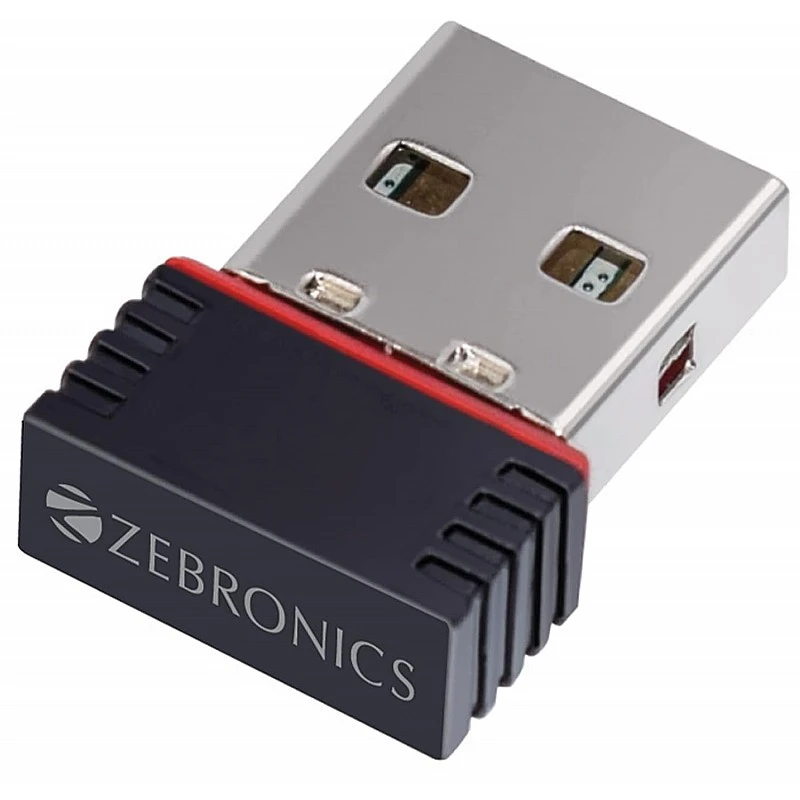 Zebronics Zeb-usb150wf1 Wifi-Usb Mini-Adapter Supports 150 Mbps Wireless Data, Comes With Advanced Security -1 Zebronics Zeb-usb150wf1 Wifi-Usb Mini-Adapter Supports 150 Mbps Wireless Data, Comes With Advanced Security -1