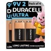 Duracell Ultra Alkaline 9V Battery, 12 Pcs