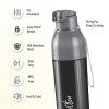 Milton Steel Convey 900 Insulated Inner Stainless Steel Water Bottle, 630 ml, Black Milton Steel Convey 900 Insulated Inner Stainless Steel Water Bottle, 630 ml, Black