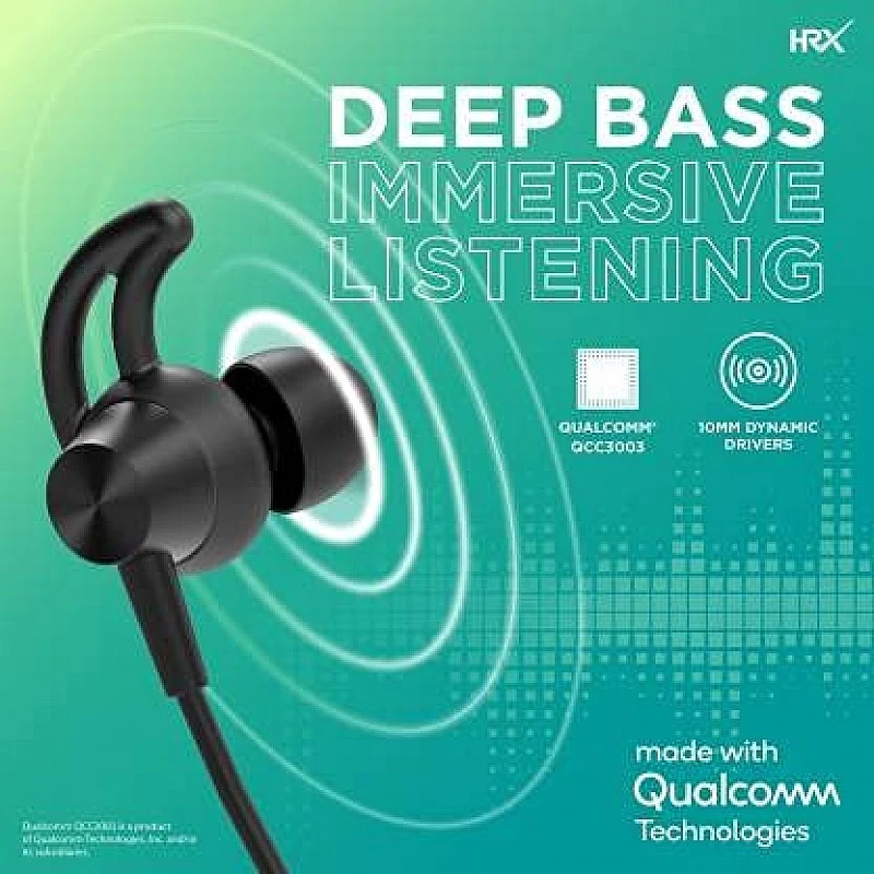 HRX X-Wave 7R with Flex Fold Design Technology Bluetooth Headset (MysticBlack) HRX X-Wave 7R with Flex Fold Design Technology Bluetooth Headset (MysticBlack)
