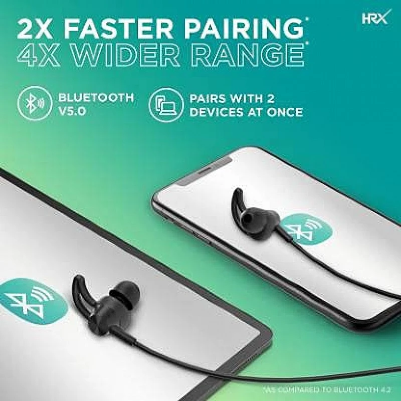 HRX X-Wave 7R with Flex Fold Design Technology Bluetooth Headset (MysticBlack) HRX X-Wave 7R with Flex Fold Design Technology Bluetooth Headset (MysticBlack)