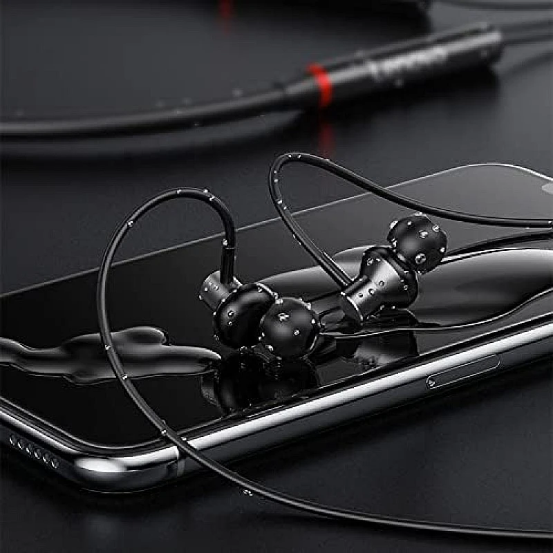 Lenovo HE05X Waterproof Magnetic Bluetooth Wireless Earphones with Microphone - Black Lenovo HE05X Waterproof Magnetic Bluetooth Wireless Earphones with Microphone - Black