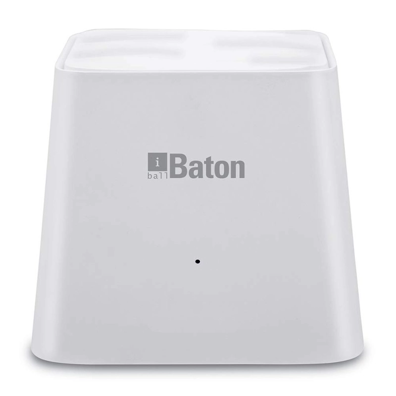 iBall WebWork Gigabit 1200M Smart AC Whole Home Wi-Fi Mesh Router iB-WRD12GM (White)
