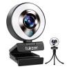 Tukzer HD 1080P Webcam with Microphone and Ring Light, Plug and Play Web Camera (TZ-WC1) Tukzer HD 1080P Webcam with Microphone and Ring Light, Plug and Play Web Camera (TZ-WC1)