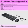 HP 150 Wired Keyboard and Mouse Combo with Instant USB Plug-and-Play Setup Black HP 150 Wired Keyboard and Mouse Combo with Instant USB Plug-and-Play Setup Black