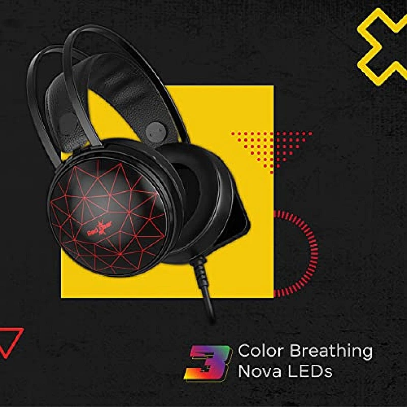 Redgear Cosmo Nova Wired Over Ear Headphones with Mic (Black) Redgear Cosmo Nova Wired Over Ear Headphones with Mic (Black)