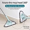 AIRTREE Rotatable Triangle Mop with Long Handle, Microfiber Flat Floor mop Rotatable Cleaning Brush Glass Wiper Window (Multicolor) AIRTREE Rotatable Triangle Mop with Long Handle, Microfiber Flat Floor mop Rotatable Cleaning Brush Glass Wiper Window (Multicolor)