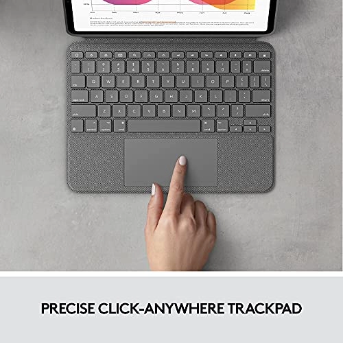 Logitech Combo Touch iPad Pro 12.9-inch 5th Gen Keyboard Case Detachable Backlit Keyboard Grey Logitech Combo Touch iPad Pro 12.9-inch 5th Gen Keyboard Case Detachable Backlit Keyboard Grey