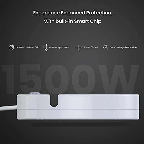 Portronics Power Plate 5 1500W Power Converter with USB Charger & Mobile Holder 3AC Socket + 3USB Ports I 1.5 m Cord Length ( White) Portronics Power Plate 5 1500W Power Converter with USB Charger & Mobile Holder 3AC Socket + 3USB Ports I 1.5 m Cord Length ( White)