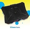 ZEBRONICS Zeb-NC7000 USB Powered Laptop Cooling Pad for Laptops Black ZEBRONICS Zeb-NC7000 USB Powered Laptop Cooling Pad for Laptops Black