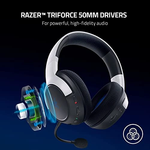 Razer Kaira X for Playstation Wired Gaming Headset for PS5 White RZ04-03970200-R3M1