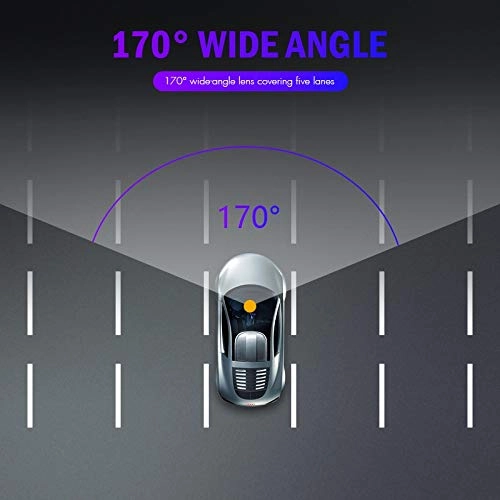 Sprugal Car Dashcam Dual Lens Front and Rear DVR Video Recorder, 170 Degree Lens, FHD 1080P IPS Screen
