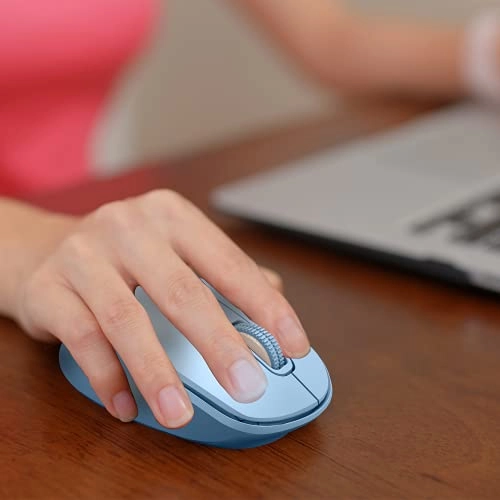 ZEBRONICS Zeb-AKO Wireless Mouse, 2.4GHz with USB Nano Receiver, High Precision Optical Tracking, 3 Buttons, (Blue) ZEBRONICS Zeb-AKO Wireless Mouse, 2.4GHz with USB Nano Receiver, High Precision Optical Tracking, 3 Buttons, (Blue)