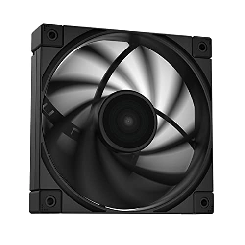 Deepcool FC120(3 in 1) - 1800RPM- 4pin PWM RGB Case Fan- Black - R-FC120-BKAMN3-G-1 Deepcool FC120(3 in 1) - 1800RPM- 4pin PWM RGB Case Fan- Black - R-FC120-BKAMN3-G-1