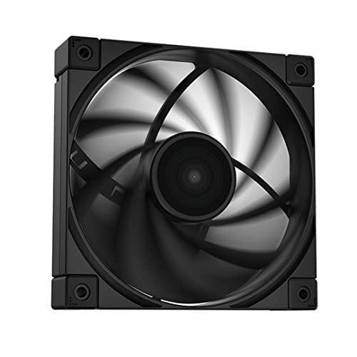 Deepcool FC120(3 in 1) - 1800RPM- 4pin PWM RGB Case Fan- Black - R-FC120-BKAMN3-G-1 Deepcool FC120(3 in 1) - 1800RPM- 4pin PWM RGB Case Fan- Black - R-FC120-BKAMN3-G-1