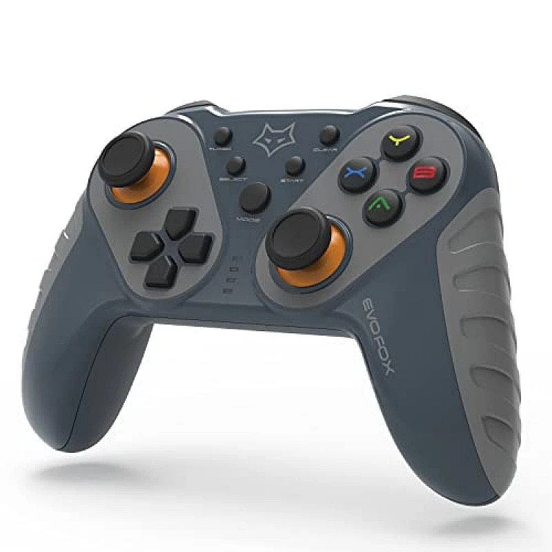 EvoFox Elite Ops Wireless Gamepad for Google TV and Android TV 8+ Hours of Play Time (Dusk Grey) EvoFox Elite Ops Wireless Gamepad for Google TV and Android TV 8+ Hours of Play Time (Dusk Grey)