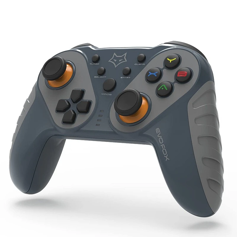 EvoFox Elite Ops Wireless Gamepad for Google TV and Android TV 8+ Hours of Play Time (Dusk Grey) EvoFox Elite Ops Wireless Gamepad for Google TV and Android TV 8+ Hours of Play Time (Dusk Grey)