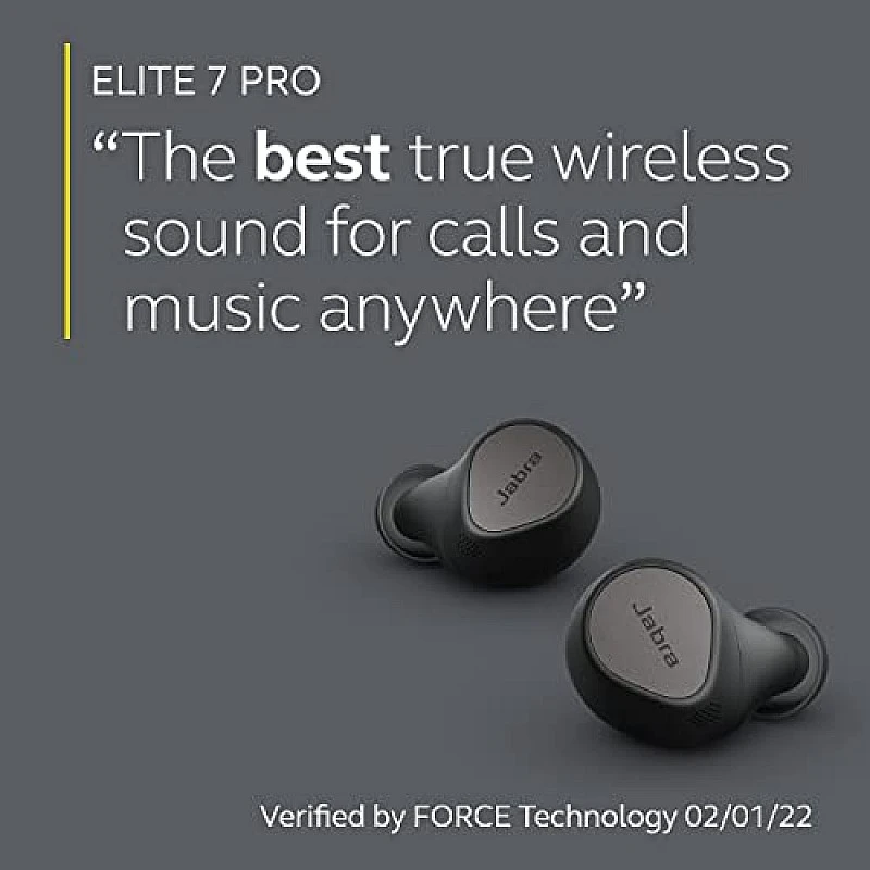 Jabra Elite 7 Pro in Ear Bluetooth Truly Wireless in Ear Earbuds with Mic (Black) Jabra Elite 7 Pro in Ear Bluetooth Truly Wireless in Ear Earbuds with Mic (Black)