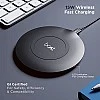 boAt floAtpad 350 Qi Certified Wireless Charger with 6mm Transmission Range, Smart IC Protection Against Damage Carbon Black boAt floAtpad 350 Qi Certified Wireless Charger with 6mm Transmission Range, Smart IC Protection Against Damage Carbon Black