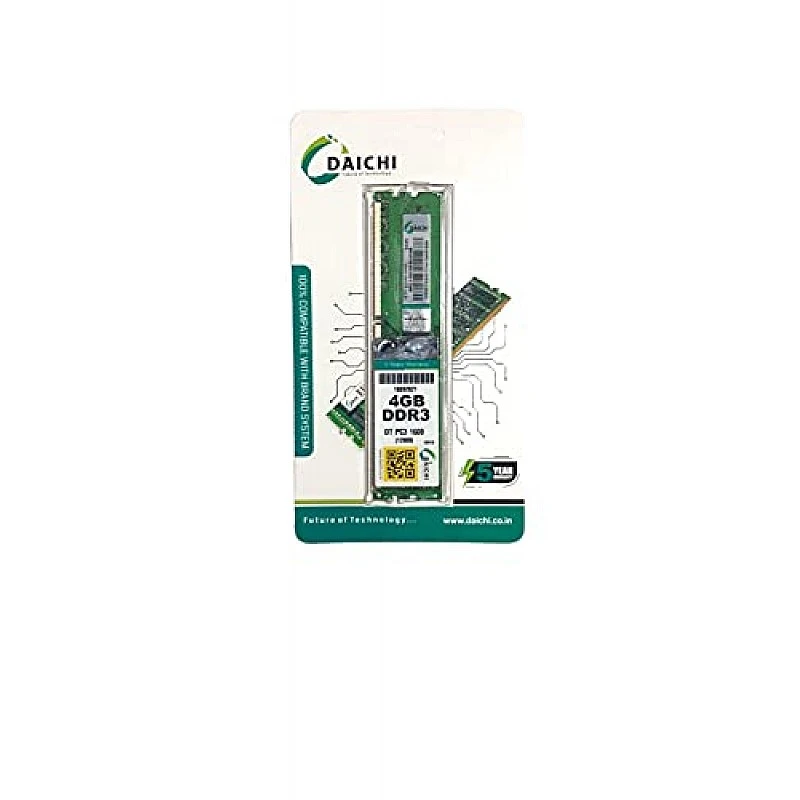 DAICHI DI4GD3 4 GB DDR3 DT PC3 1600 MHz (PC-12800) High Performance Memory Speed Desktop RAM DAICHI DI4GD3 4 GB DDR3 DT PC3 1600 MHz (PC-12800) High Performance Memory Speed Desktop RAM