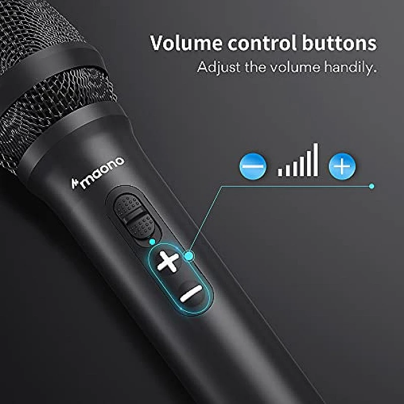 MAONO AU-HD300T USB/XLR Dynamic Mic for Singing, PC, YouTube Recording. Professional Microphone with 0-Latency Monitoring, Adjustable Mic Stand, Black MAONO AU-HD300T USB/XLR Dynamic Mic for Singing, PC, YouTube Recording. Professional Microphone with 0-Latency Monitoring, Adjustable Mic Stand, Black