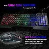 RPM Euro Games Gaming Backlit RGB Keyboard with Wrist Support Semi-Mechanical and USB (Black) RPM Euro Games Gaming Backlit RGB Keyboard with Wrist Support Semi-Mechanical and USB (Black)